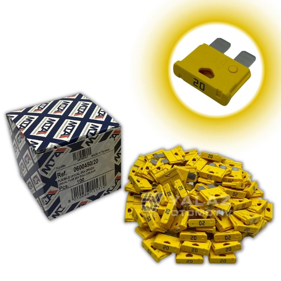 MTA BIÇAK SİGORTA 20 A (100 ADET) (19*19 MM)