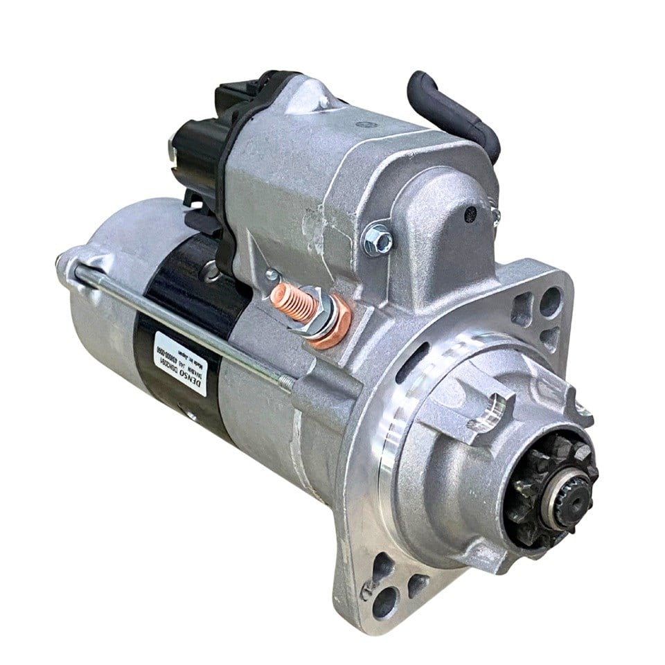 DENSO 24V MARŞ MOTORU 10 DİŞ 4.8 KW (2 KULAK) KOMATSU-HYUNDAI-HYSTER İŞ MAKİNESİ