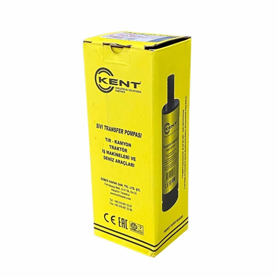 12V SIVI AKTARMA POMPASI (30 LT/DK) (SÜZGEÇLİ) (ÇIKIŞ 18 MM) (175*41 MM)