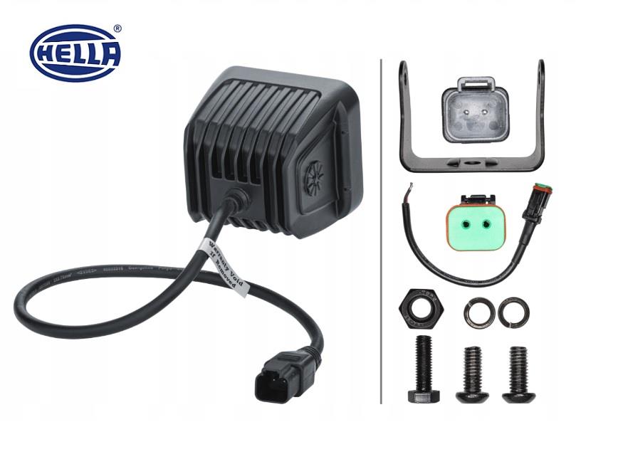 HELLA 10V-30V OFF-ROAD LAMBA 40W 5700K 3000 LÜMEN (GENİŞ AÇI) (4 LEDLİ) (81*75*68 MM) (2 AD)