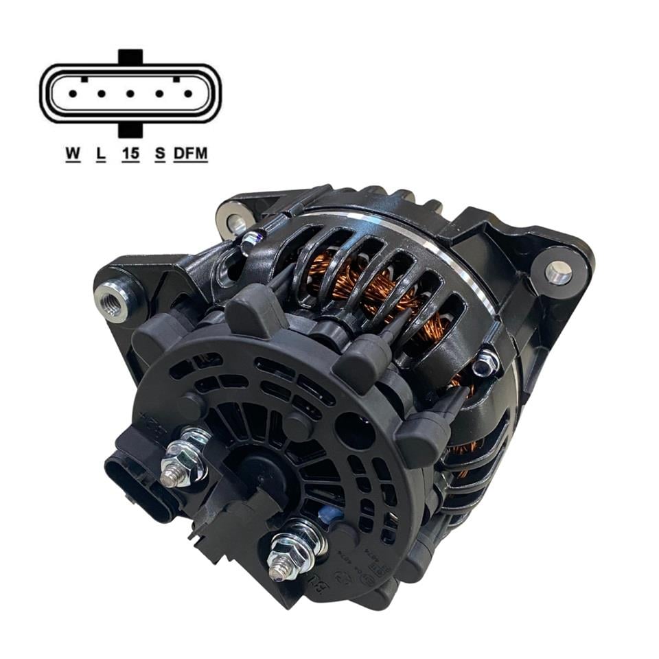PRESTOLITE 24V ALTERNATÖR DİNAMO 120 A (SOKETLİ 5 FİŞ) (W-L-15-S-DFM)