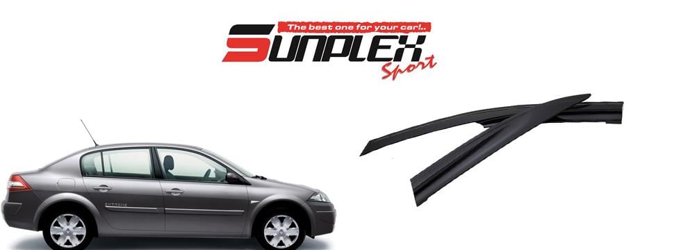 SUNPLEX CAM RÜZGARLIĞI MUGEN RENAULT MEGANE II 2003-2008 (4 AD)