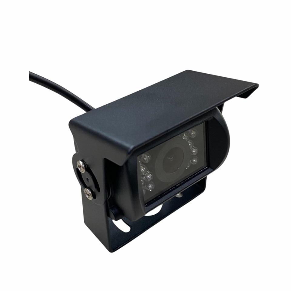 12V-24V KAMERA (GECE GÖRÜŞLÜ) ŞAPKALI AYAKLI KARE