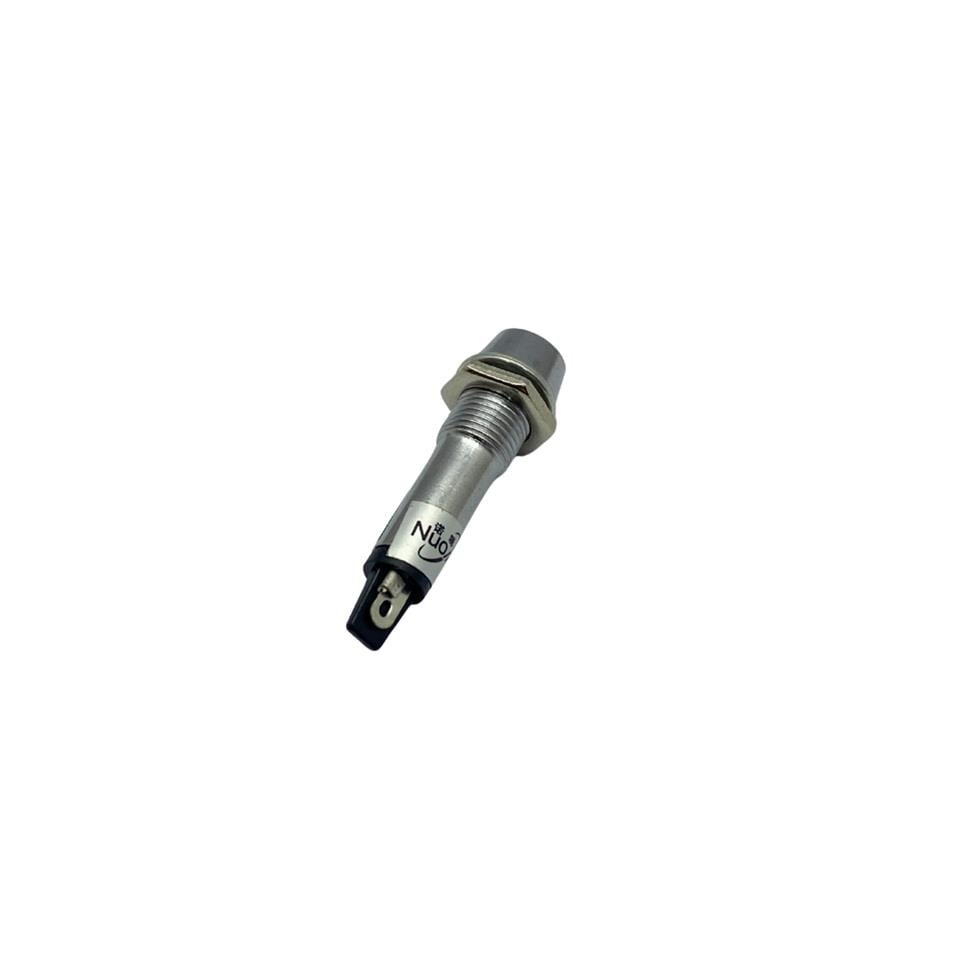 24V GÖZ LAMBASI METAL KIRMIZI (AMPULLÜ) (ÇAP 8 MM)