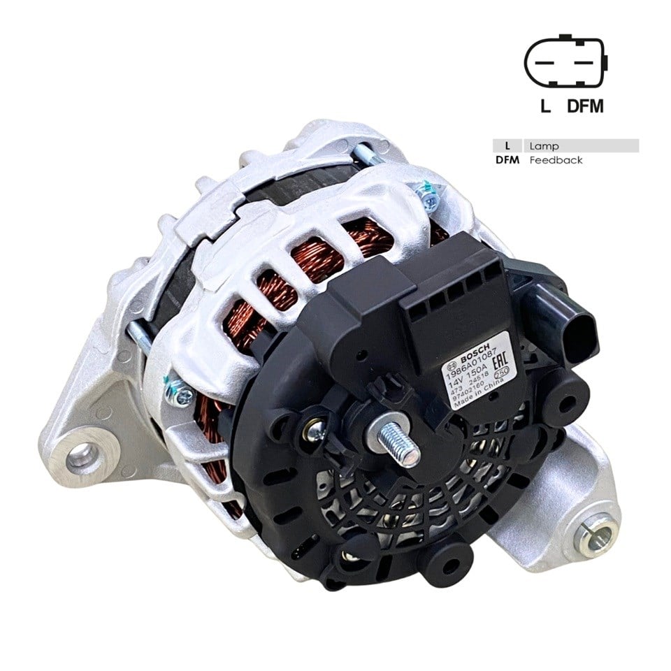 BOSCH 12V ALTERNATÖR DİNAMO 150 A (L-DFM) CITROEN-FIAT-IVECO-MITSUBISHI-PEUGEOT-TEMSA
