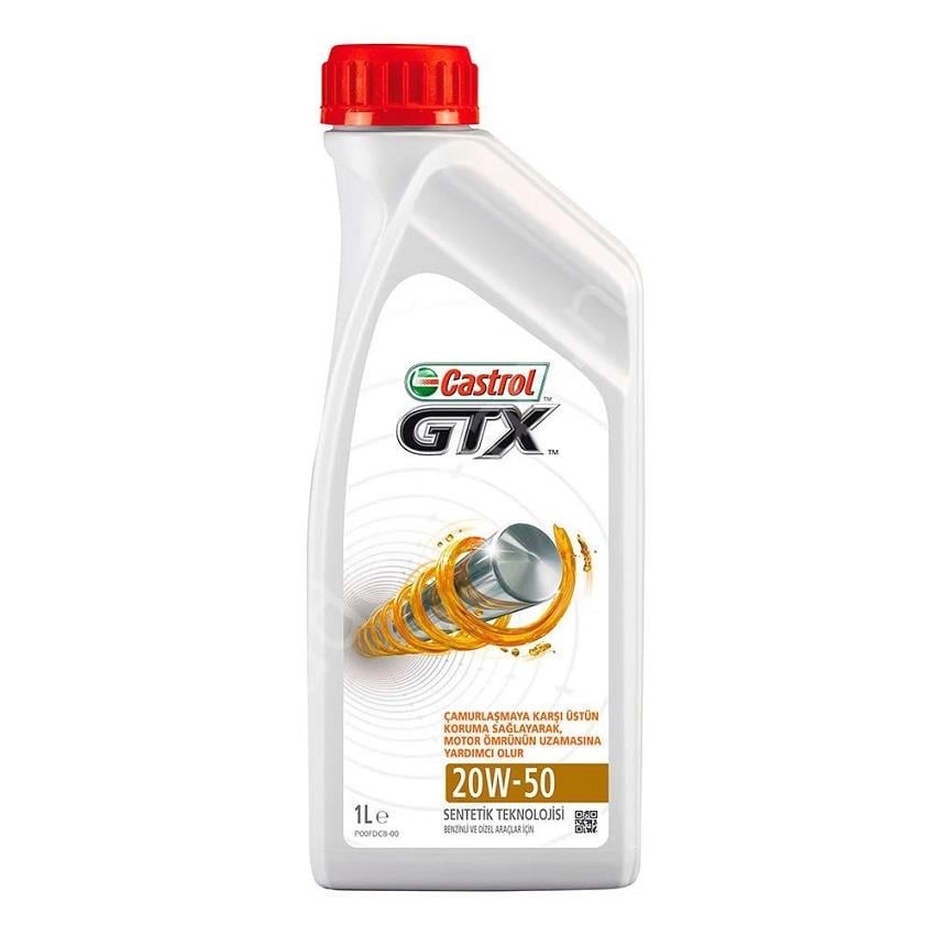 CASTROL GTX 20W-50 MOTOR YAĞI (LPG) (1 LT)