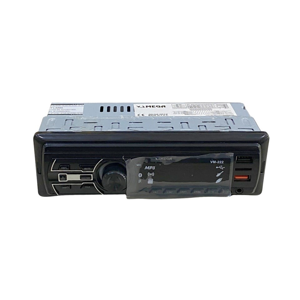 OTO TEYP-RADYO AUX/BLUETOOTH/MP3/SD KART/USB X 2 ŞARJ (UZAKTAN KUMANDALI) (KIRMIZI IŞIKLI)