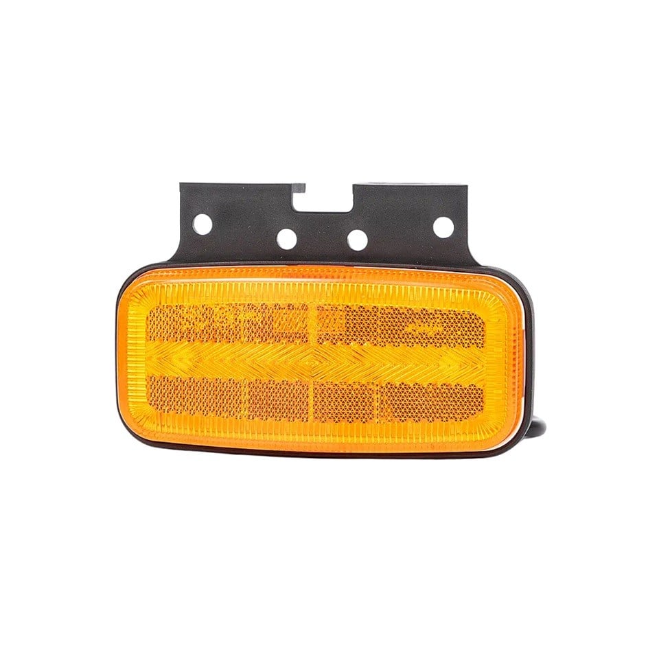 24V DORSE YAN SİNYAL LAMBA SİDE MARKER (3 LEDLİ) (DIŞA BAĞLANTI) (OVAL) (110*50 MM)