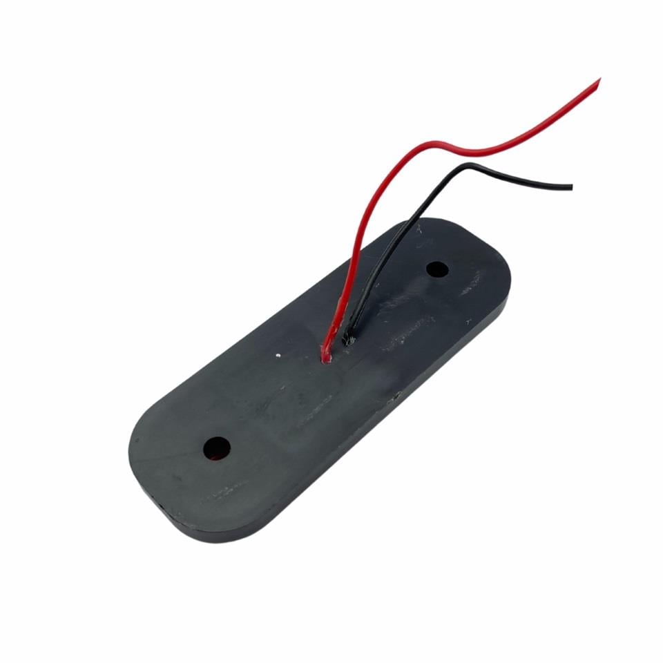 12V-24V PARMAK LAMBA 12-LEDLİ SARI GENİŞ (85*25 MM) 