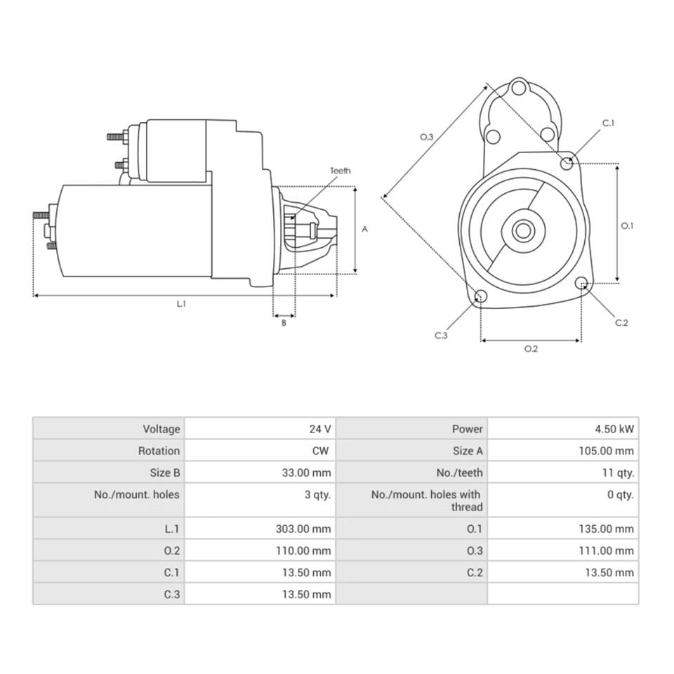 12V MARŞ MOTORU VALEO TİPİ 9 DİŞ/10 DİŞ 0.8 KW FIAT PANDA/FIAT UNO 60