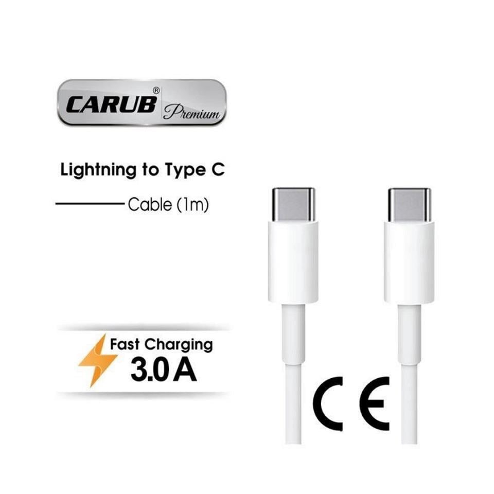 TELEFON ŞARJ KABLOSU 3A (TYPE-C TO TYPE) (1 MT) ANDROID