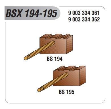 MEGA 12V MARŞ KÖMÜRÜ BOSCH TİPİ YM (4 AD)