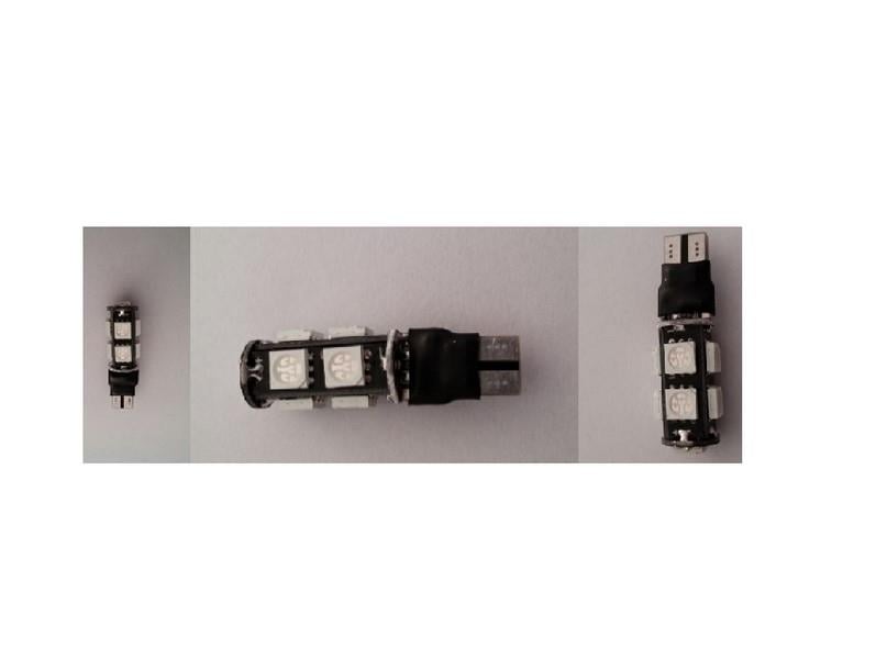 12V DİPSİZ AMPUL T10 8+1 LEDLİ ÇAKARLI BEYAZ (FONKSİYONLU) (2 AD)