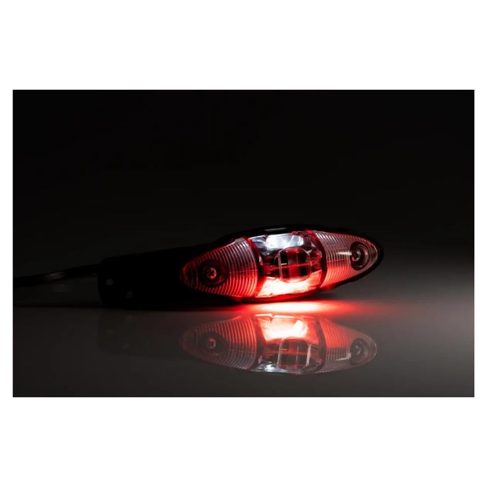 FRISTOM 12V-24V YAN POZİSYON LAMBASI SİDE MARKER LEDLİ (SARI-KIRMIZI-BEYAZ) (122*41 MM) E9