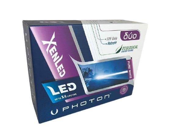 PHOTON 12V H1 COB LED XENON FAR AMPUL SETİ 6000K 6000 LÜMEN
