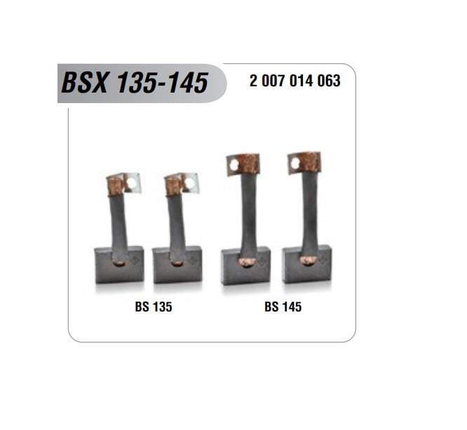 MEGA 24V MARŞ KÖMÜRÜ BOSCH TİPİ BSX-135/145 (KABLO KALINLIĞI 6 MM) (4 AD) MERCEDES KAMYON 2521