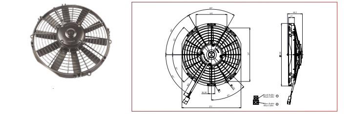 KORMAS 24V FAN MOTORU ÜFLEYİCİ AKSİYEL 10 
