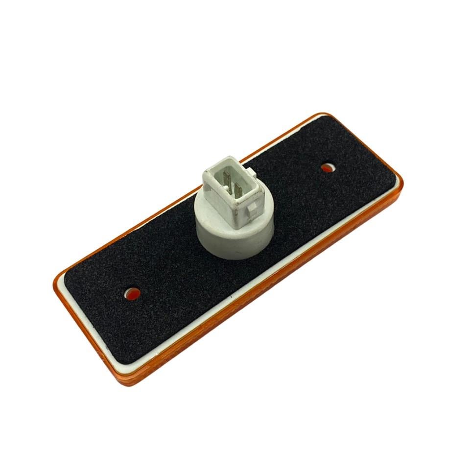 SABA 24V YAN SİNYAL LAMBASI DORSE SİDE MARKER (SOKETLİ) (2 LEDLİ) SARI (111*42 MM)