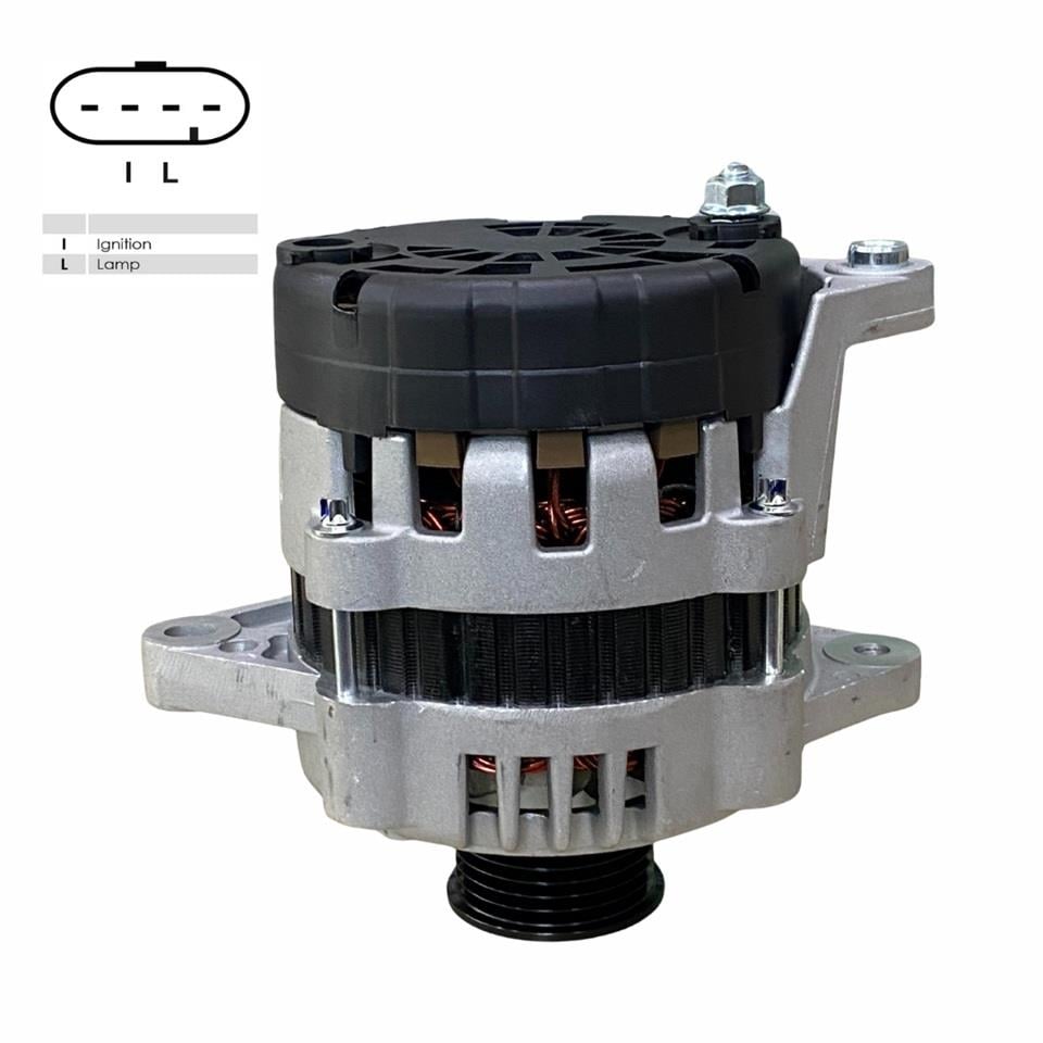 12V ALTERNATÖR DİNAMO DELCO TİPİ 85 A (2 FİŞ OVAL SOKET) (L-IG) CHEVROLET AVEO/LACETTI/NUBIRA