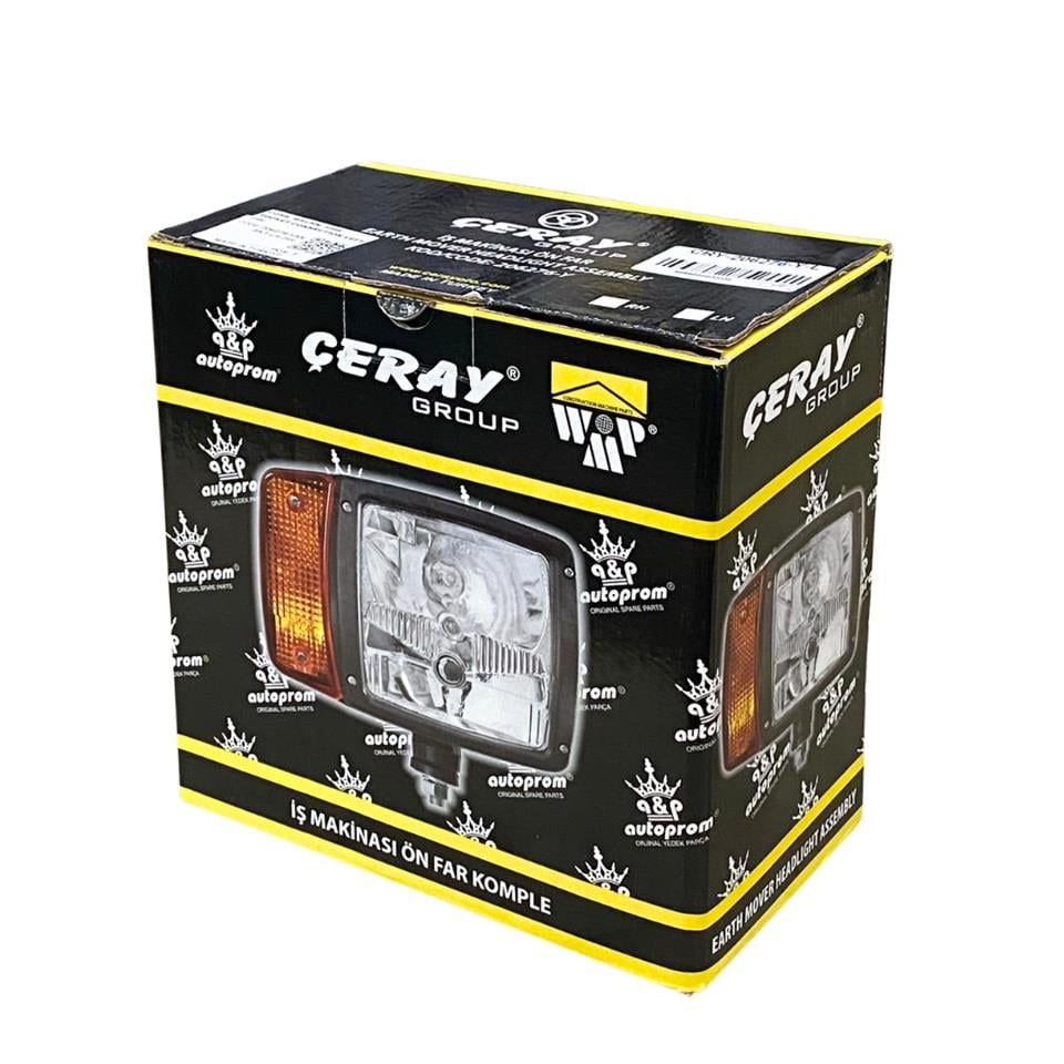 24V ÖN FAR SİNYALLİ (SOKETLİ ALTTAN BAĞLANTILI) İŞ MAKİNASI SOL
