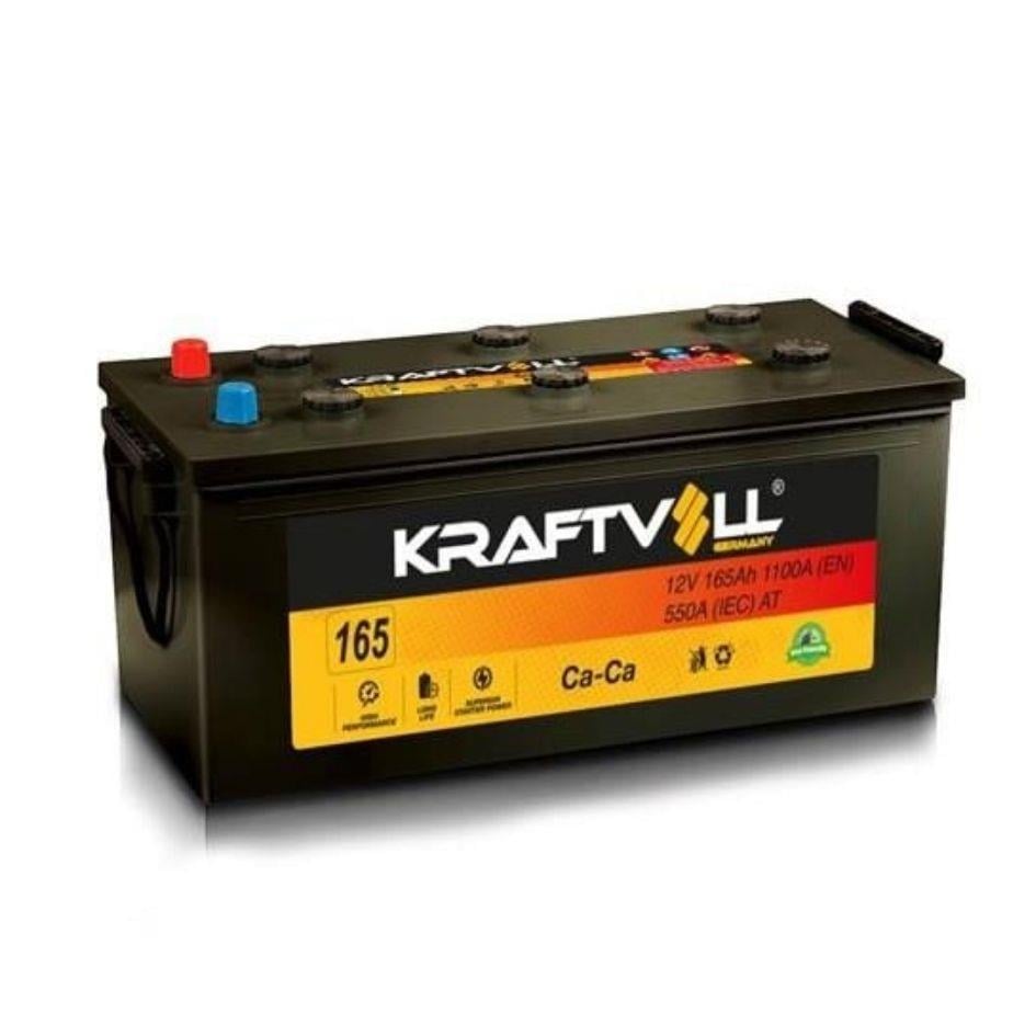 KRAFTVOLL 12V 165 AH AKÜ 1100 A (EN) (513*222*223) (TIRNAKLI)
