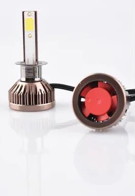 12V H1 XENON LED FAR AMPUL SETİ 6500K 6000 LÜMEN COB LED