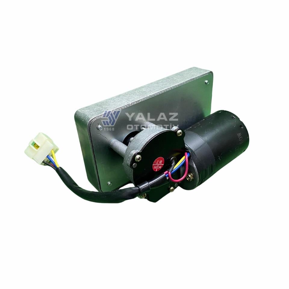24V SİLECEK MOTORU MEKANİZMALI ÇİFT MİLLİ 50/60 (KAPALI)
