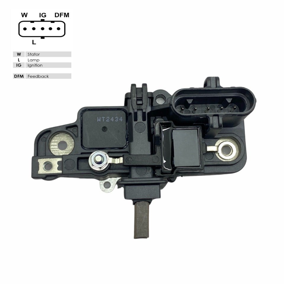 24V KÖMÜRLÜ KONJEKTÖR (SOKETLİ 5 FİŞ) (W-L-IG-DFM) CUMMINS-AKIA-BMC-GÜLERYÜZ-IVECO-KARSAN-TEMSA