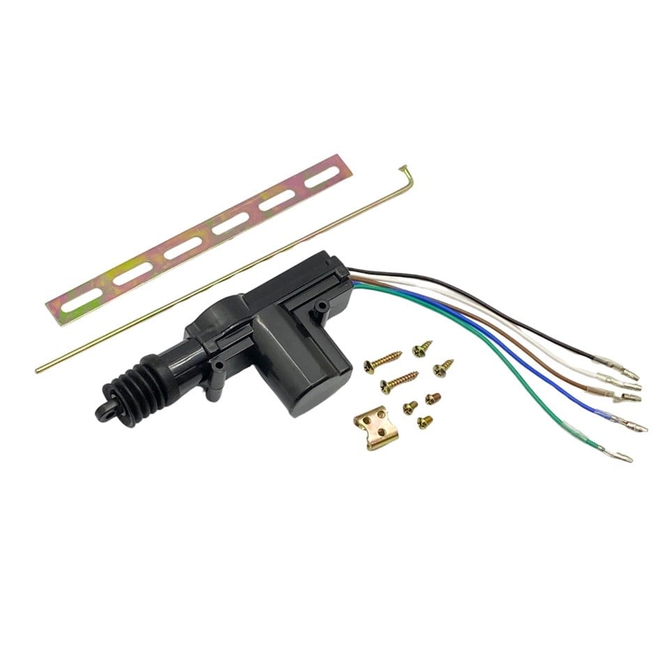 24V MERKEZİ KAPI KİLİT MOTORU ÖN (5-KABLO)