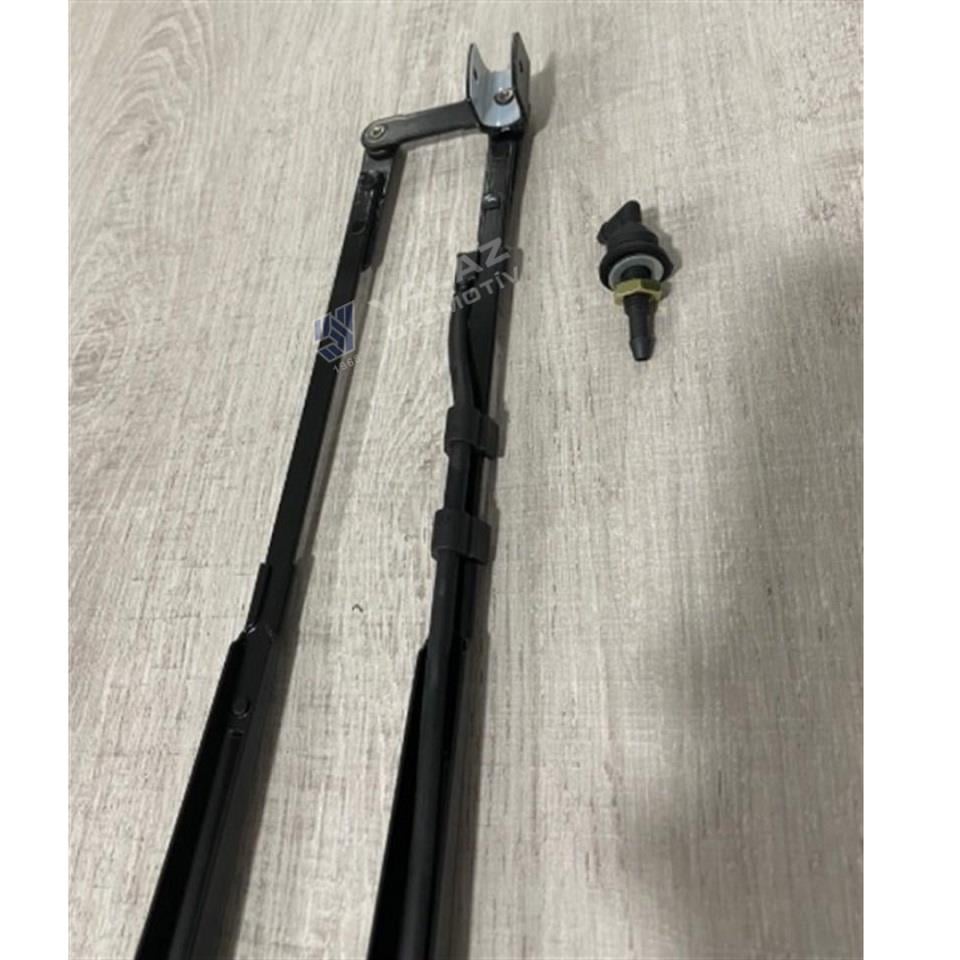 SİLECEK KOLU ÇİFTLİ ANA KOL+YARDIMCI KOL GRUBU (5 MM/14 MM BRAKETLİ-FISKİYELİ) (KONİK FREZE) 600 MM