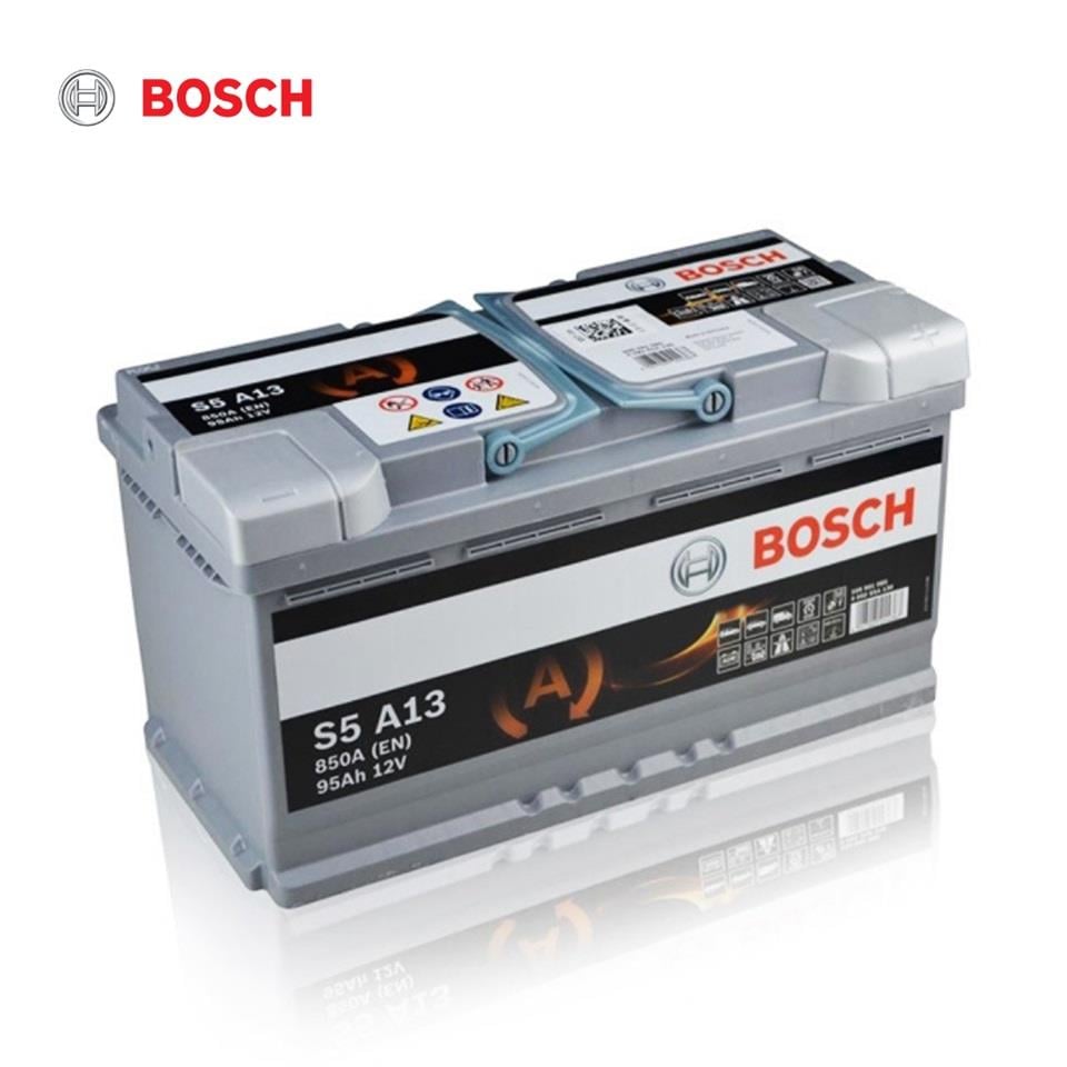 BOSCH 12V 95 AH AKÜ AGM 850 A (EN) (START-STOP) (S5 A07) (353*175*190)