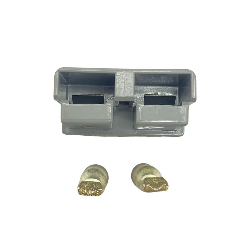 600V ELEKTRİKLİ FORKLİFT AKÜ SOKETİ 120 A 35 MM (GRİ) (ÇAP:46 BOY:64 MM)