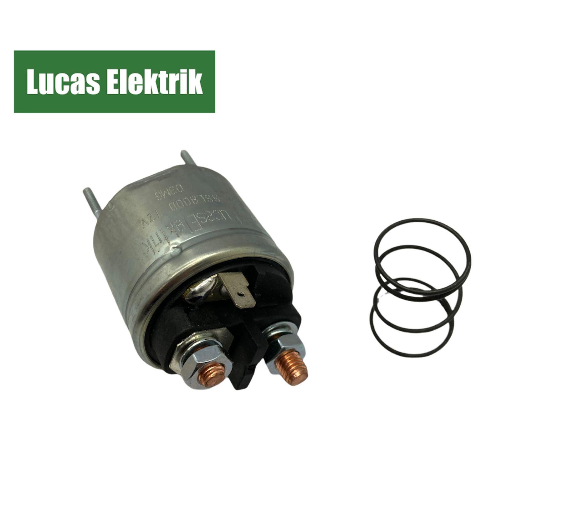 LUCAS 12V MARŞ OTOMATİĞİ VALEO TİPİ (2/3DELİK) FİŞLİ SOL 