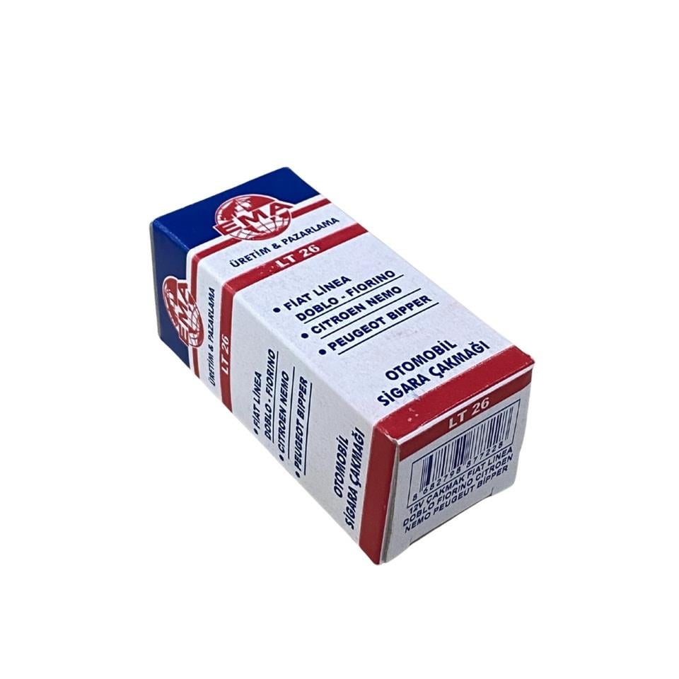 12V ÇAKMAK KOMPLE CITROEN-FIAT-PEUGEOT (TURUNCU IŞIK)