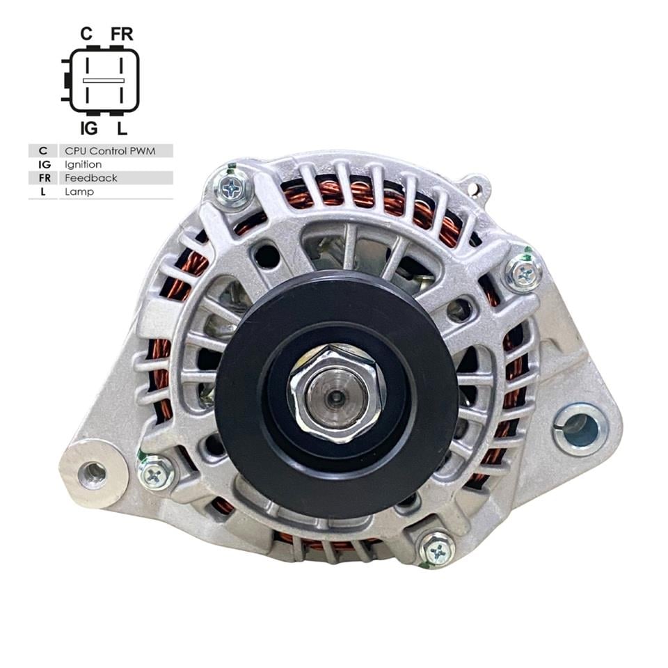 12V ALTERNATÖR DİNAMO 70 A (C-IG-FR-L) (4 FİŞ) HONDA CIVIC 2001-2005