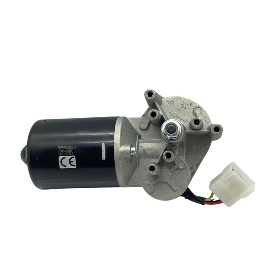 24V SİLECEK MOTORU AĞIR HİZMET (KABLOLU SOKETLİ 5 FİŞ)