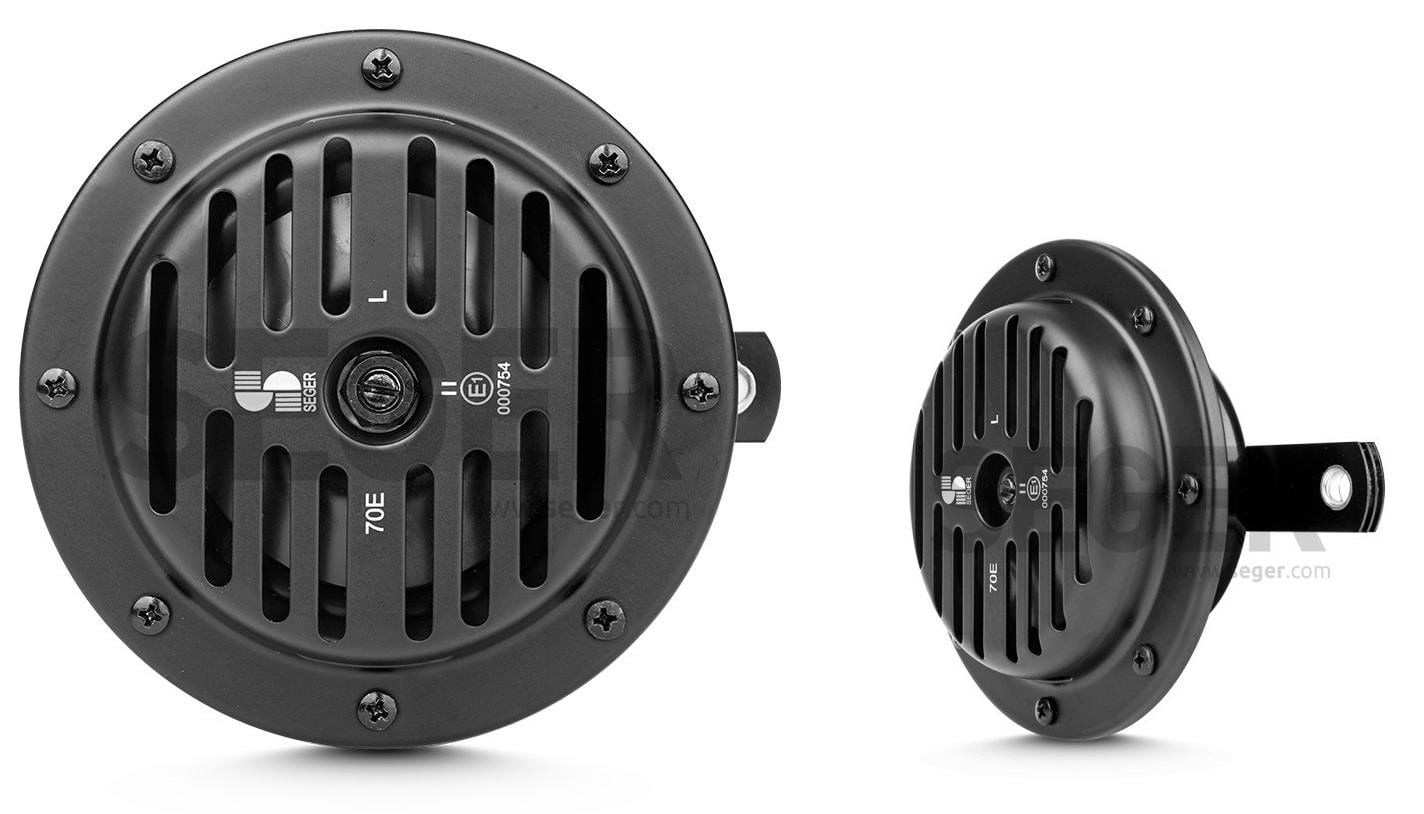 SEGER 24V DİDİT KORNA 320/390 HZ SÜPERSONIC SÜPERTON (130 MM) (TAKIM)