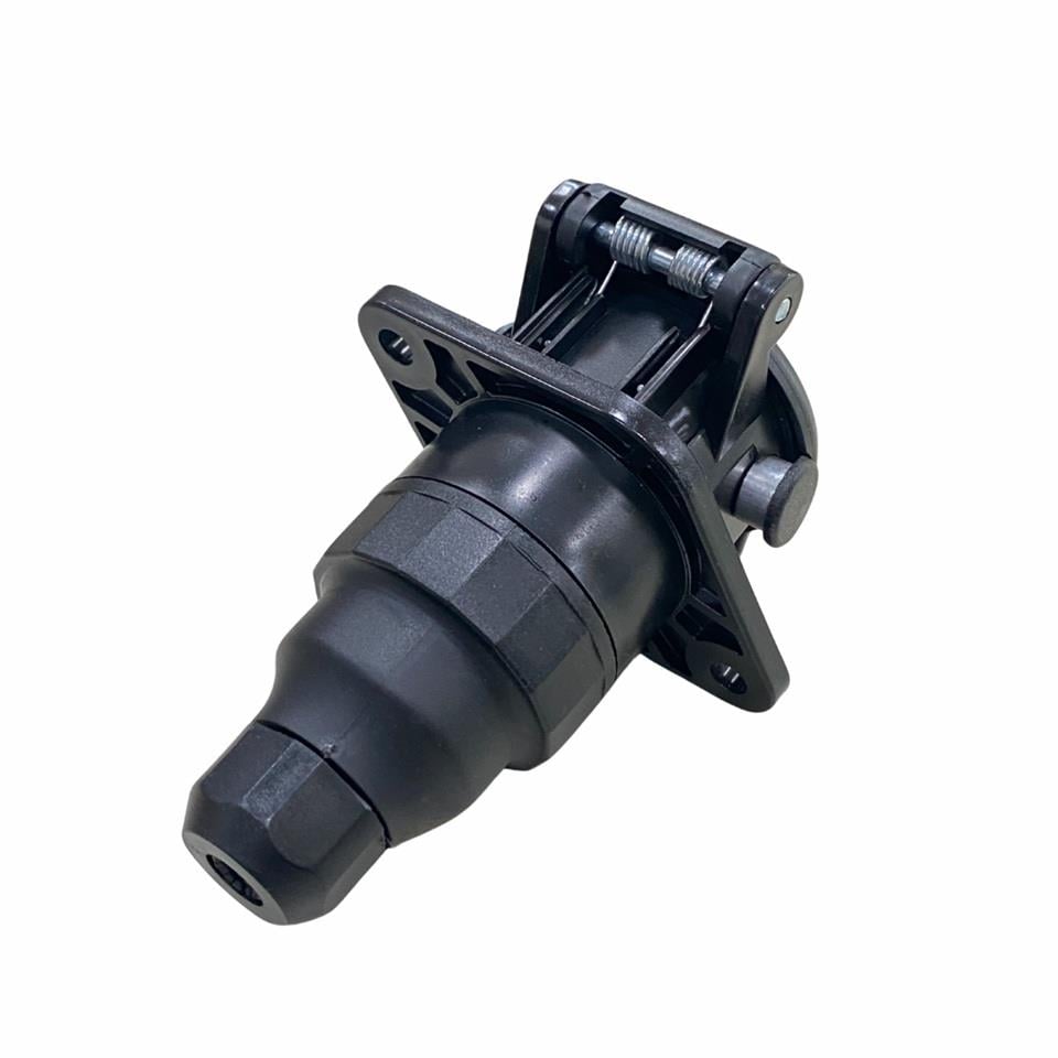 TIR ABS-EBS SOKETI (RÖMORK FİŞİ) (7'Lİ DİŞİ) (KIRMIZI KAPAKLI)