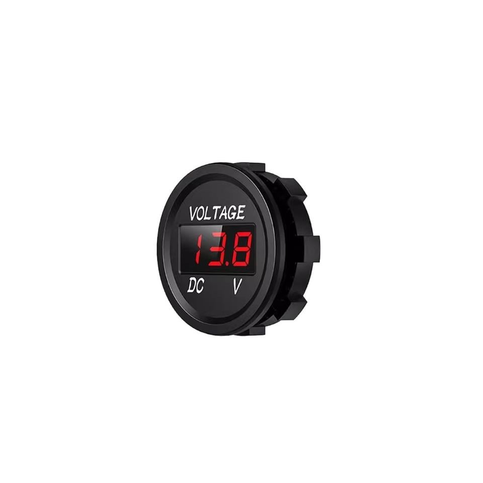 6V-32V DİJİTAL VOLTMETRE (FİŞLİ) (28 MM)
