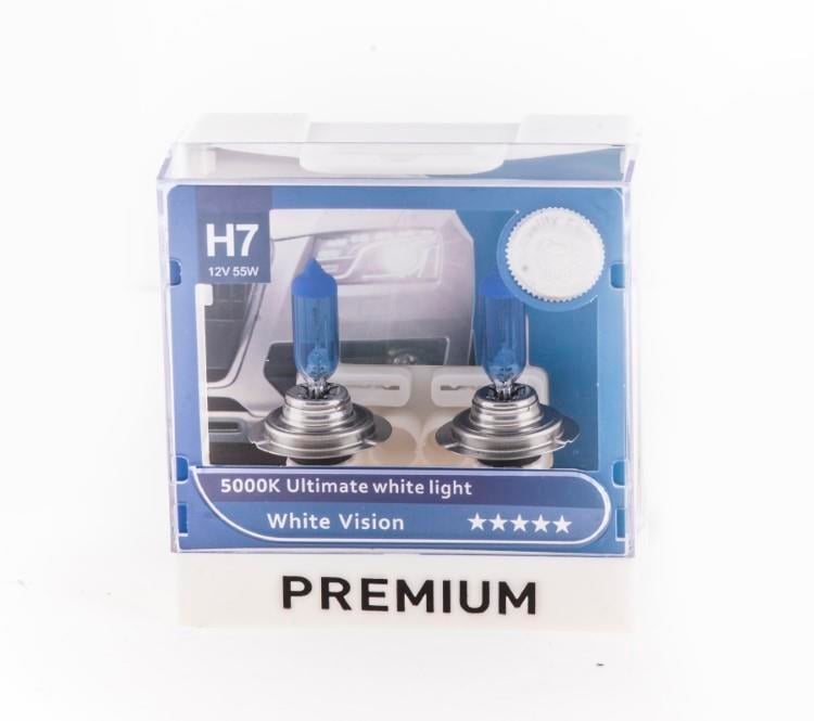 PREMIUM 12V H7 AMPUL 55W DIAMOND VISION 5000K (BEYAZ IŞIK) (2 AD)