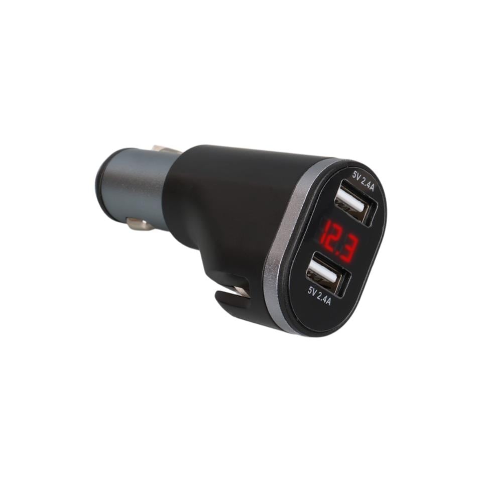 12V-24V TELEFON ŞARJ CİHAZI (ÇAKMAK GİRİŞLİ) (USB+TYPE-C) 