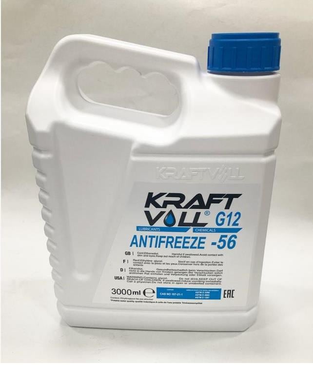 KRAFTVOLL ANTİFRİZ MAVİ (ORGANİK) (-56) 3 LT 