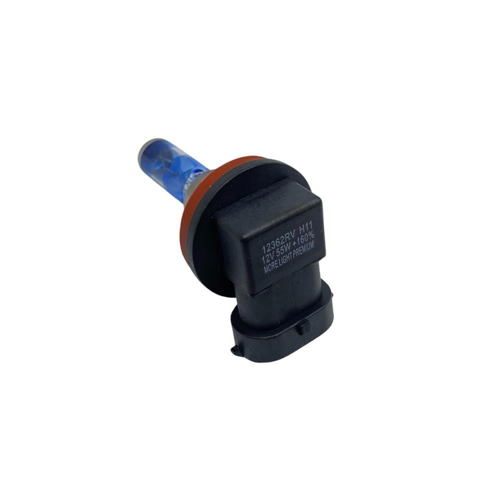 PREMIUM 12V H11 AMPUL 55W +%160 FAZLA IŞIK MORE LIGHT VISION (1 AD)