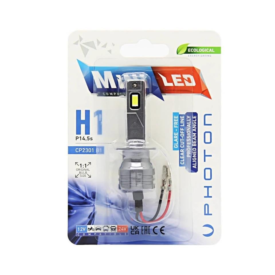 PHOTON 12V-24V H1 CSP LED XENON FAR AMPULU 6000K (1 AD)