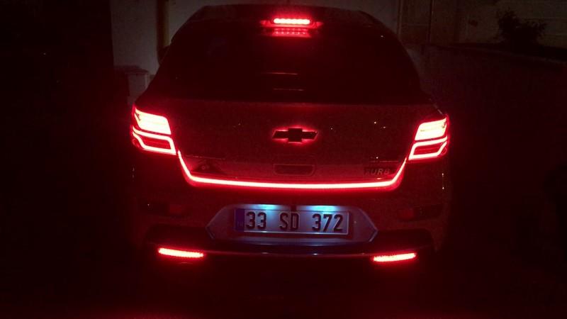 12V ŞERİT KAYAR LED FONKSİYONLU SİNYALLİ BAGAJ (60 CM)
