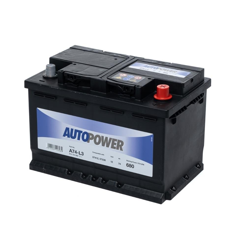 AUTO POWER 12V 74 AH AKÜ 680 A (EN) (278*175*190)