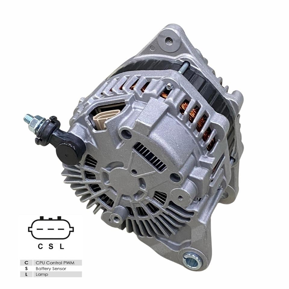 12V ALTERNATÖR DİNAMO MITSUBISHI TİPİ 150 A (3 FİŞ) (C-S-L) NISSAN NAVARA D40-PATFINDER R51