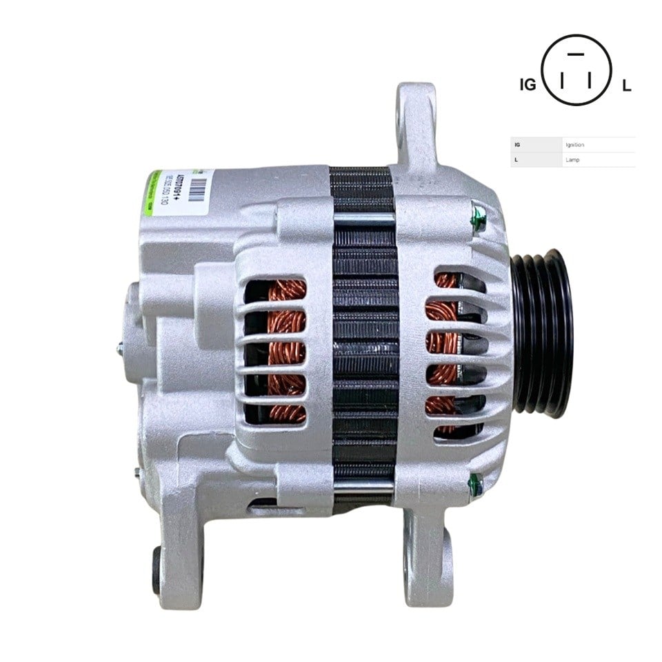 12V ALTERNATÖR DİNAMO MITSUBISHI TİPİ 50 A (3 FİŞ) (IG-L) CHEVROLET-PONTIAC-SUZUKI ALTO/SWIFT/VITARA