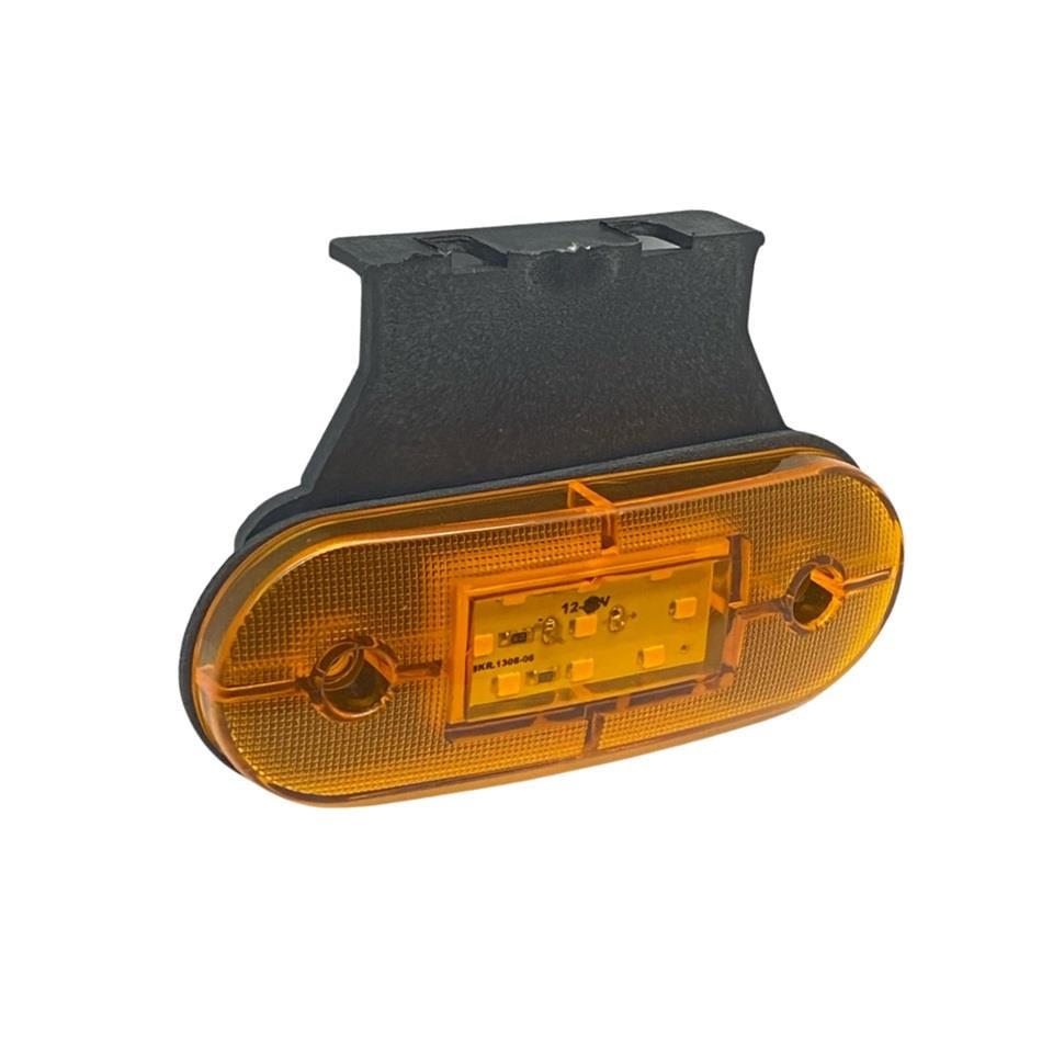 12V YAN SİNYAL LAMBASI DORSE SİDE MARKER SARI YM (9 LEDLİ) (112*40 MM)