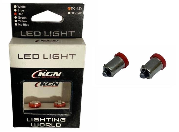 12V 53 AMPUL 5 LEDLİ KIRMIZI (2 AD)